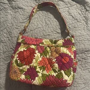 Colorful Floral Shoulder Bag